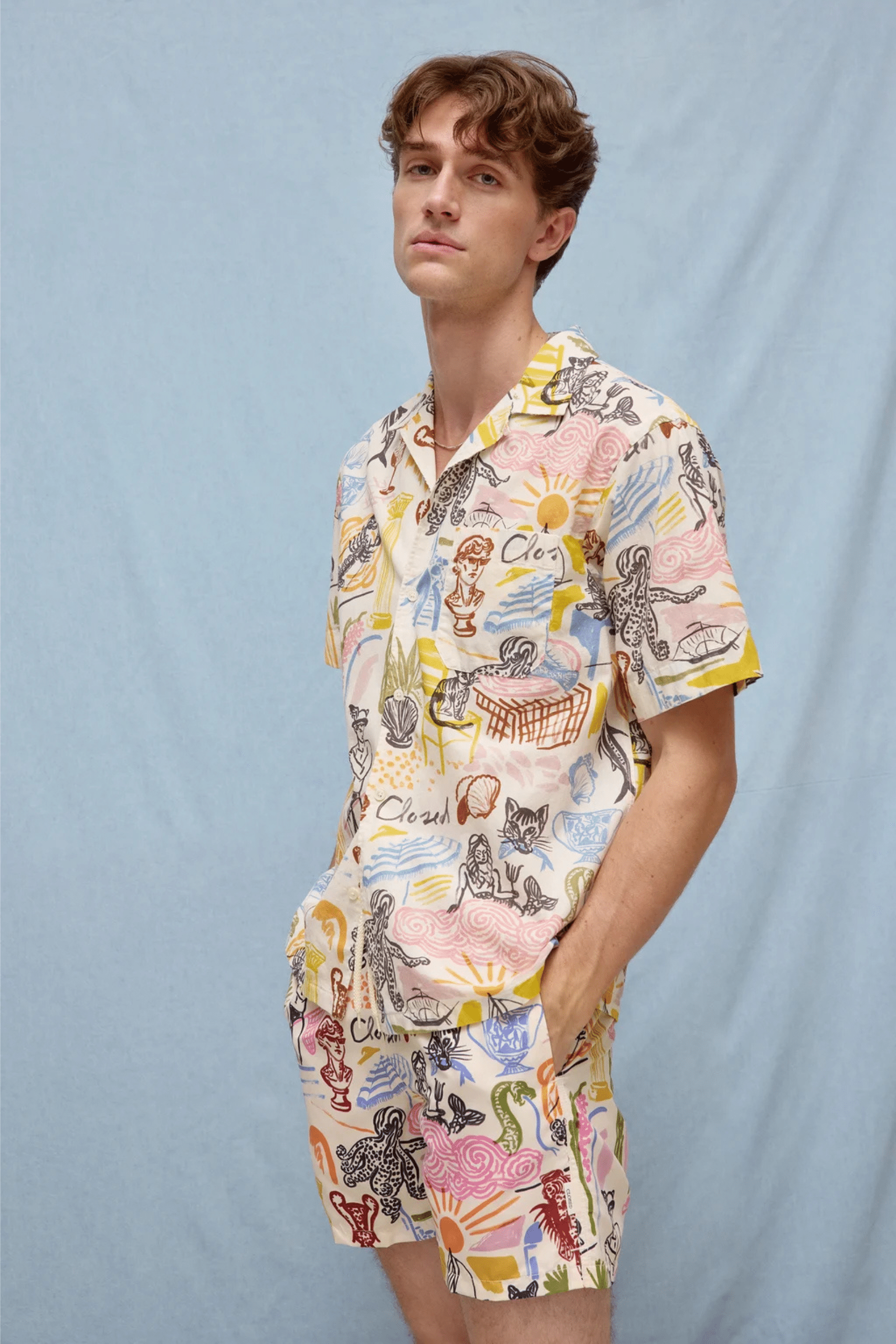 Maillot de Bain Imprimé Grec