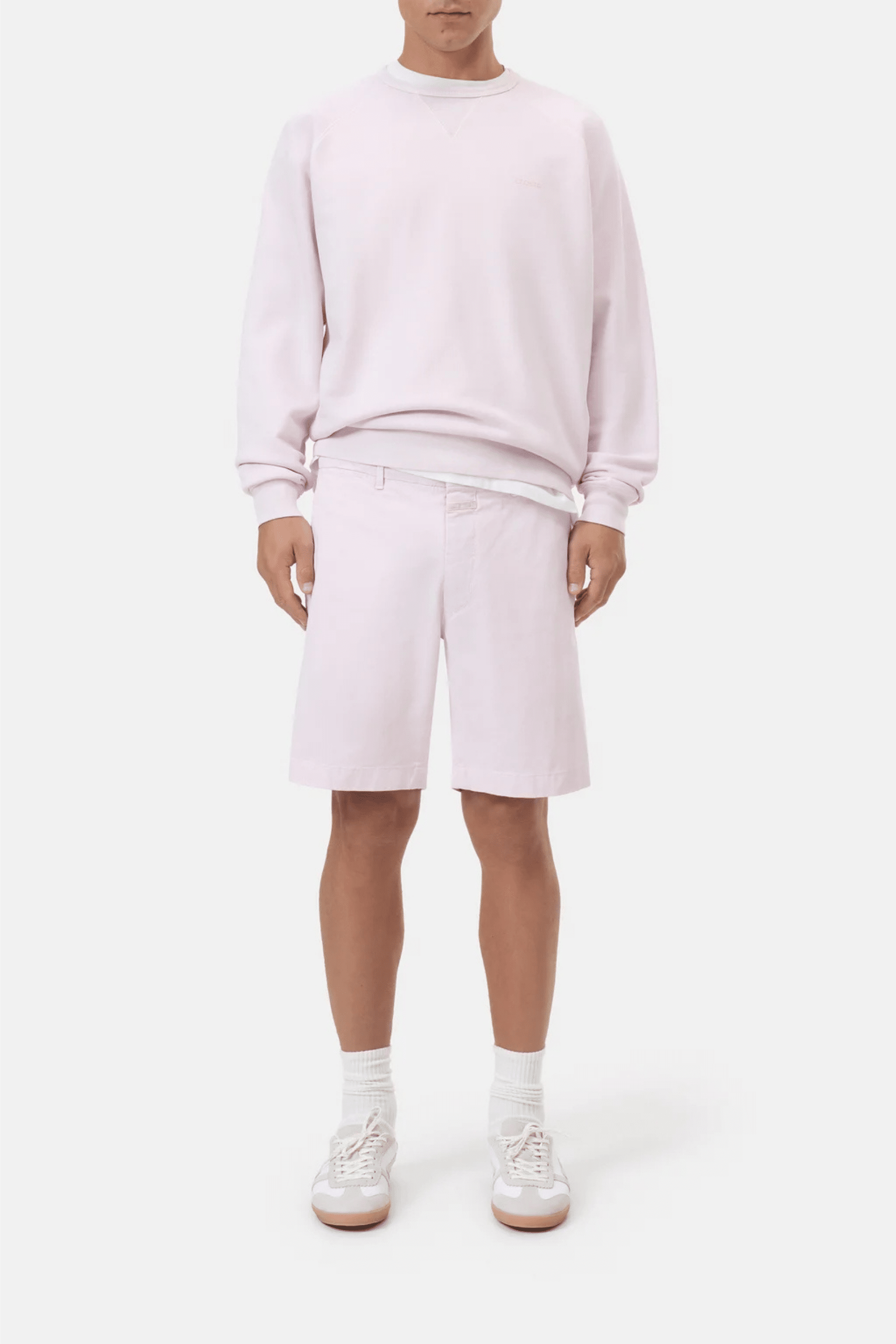 Short Chino Coton Rose Quartz