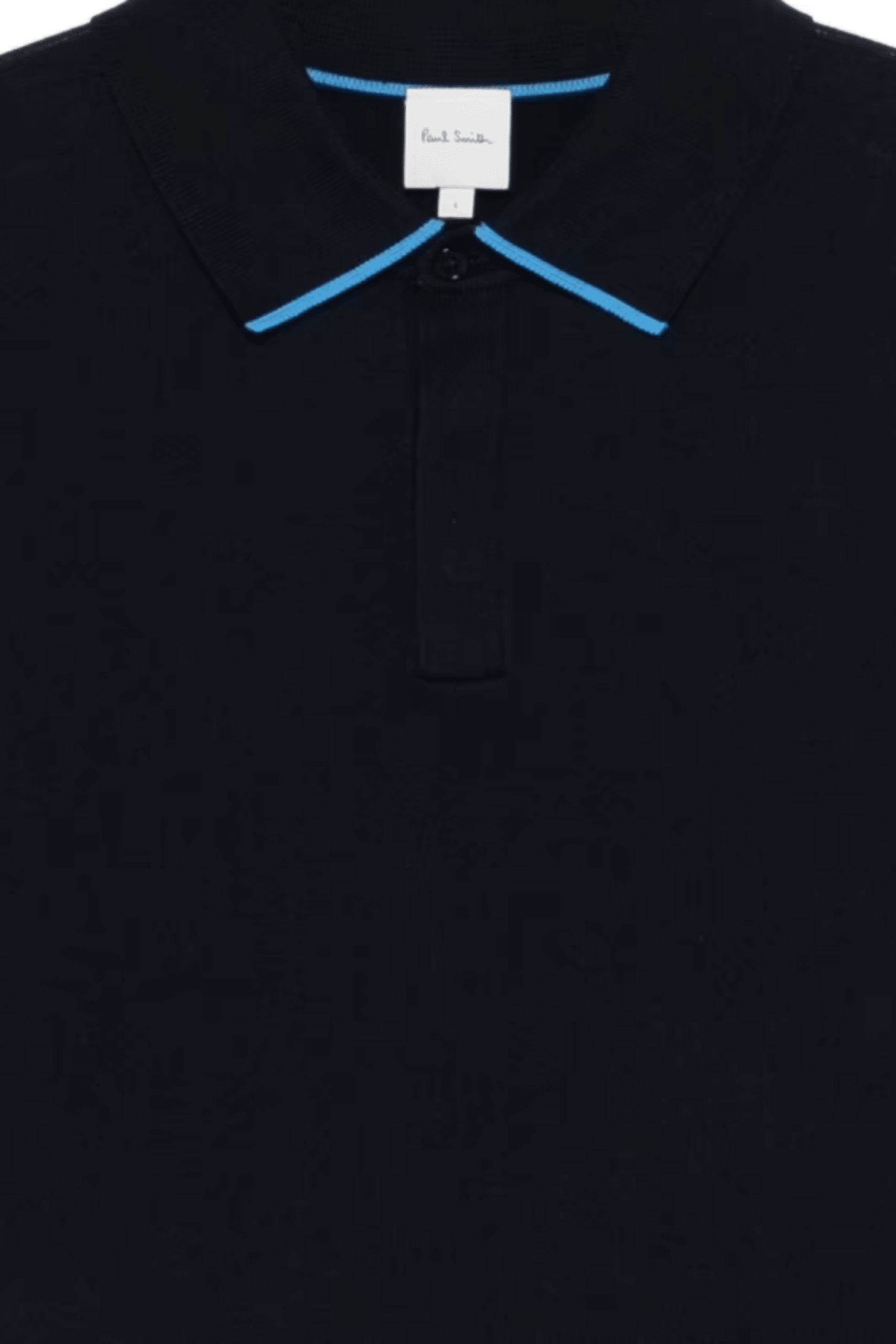 Polo Manches Courtes Boutonné Marine