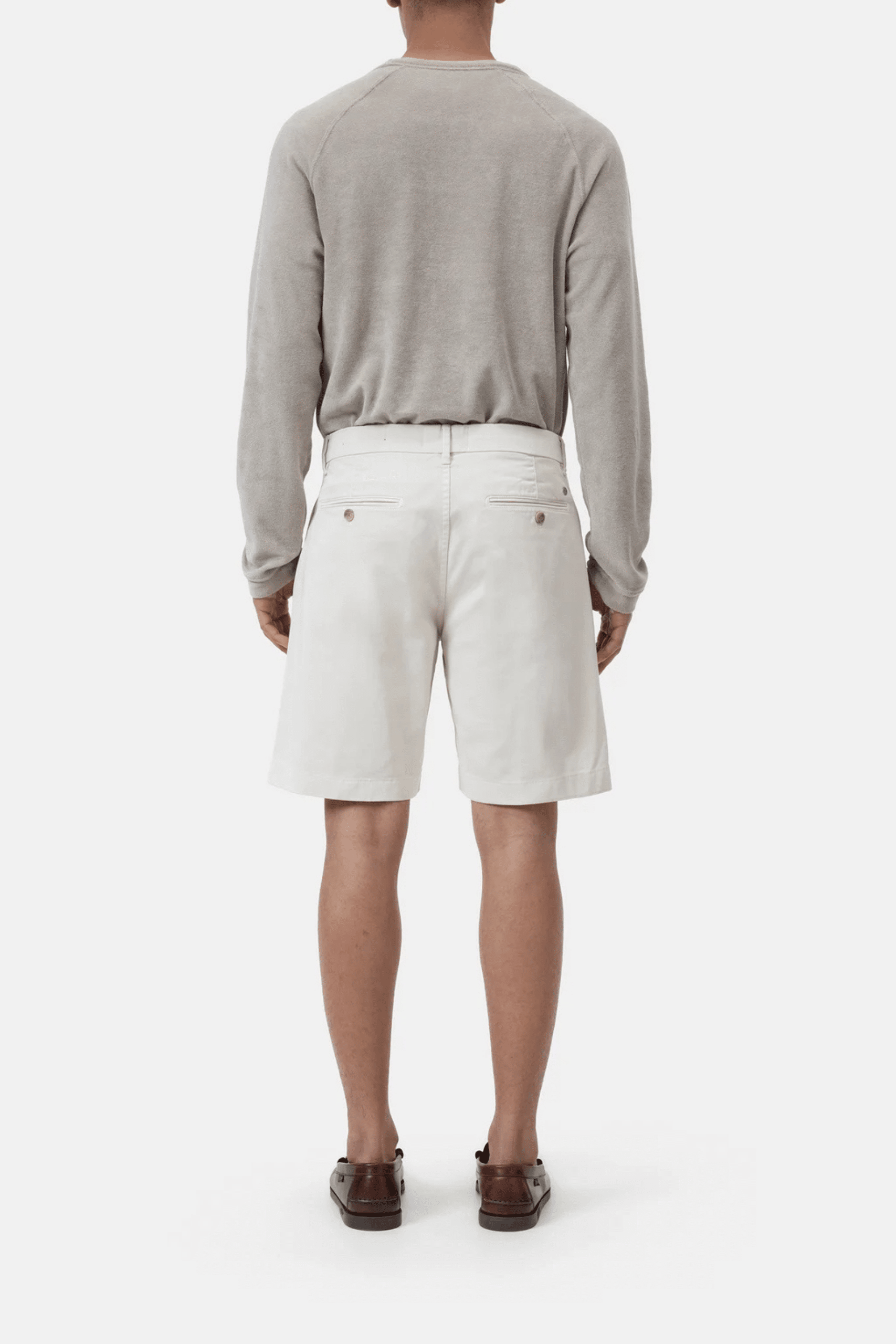 Short Chino Coton Crème Fouettée