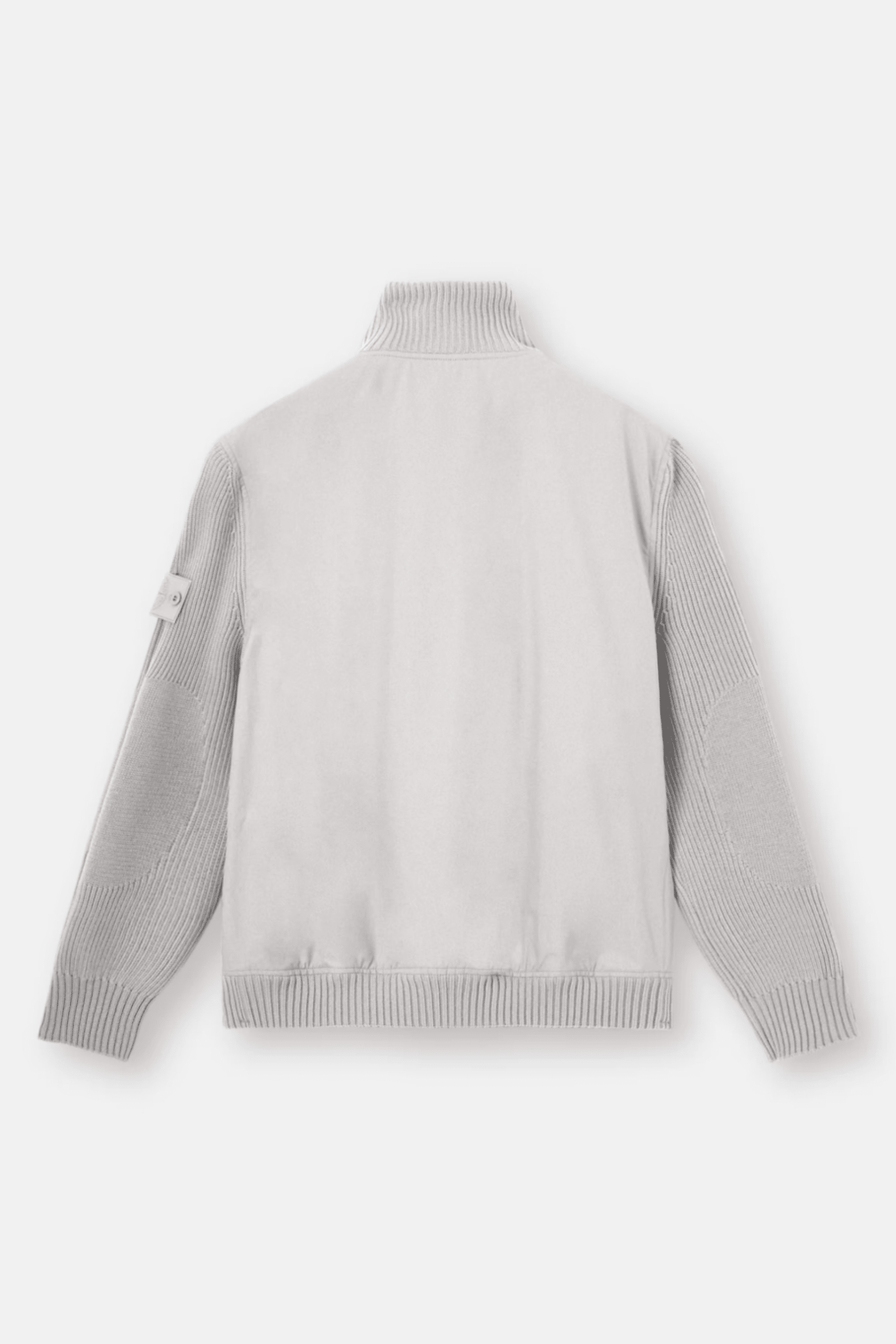 Coupe Vent Coton Gris Poudré