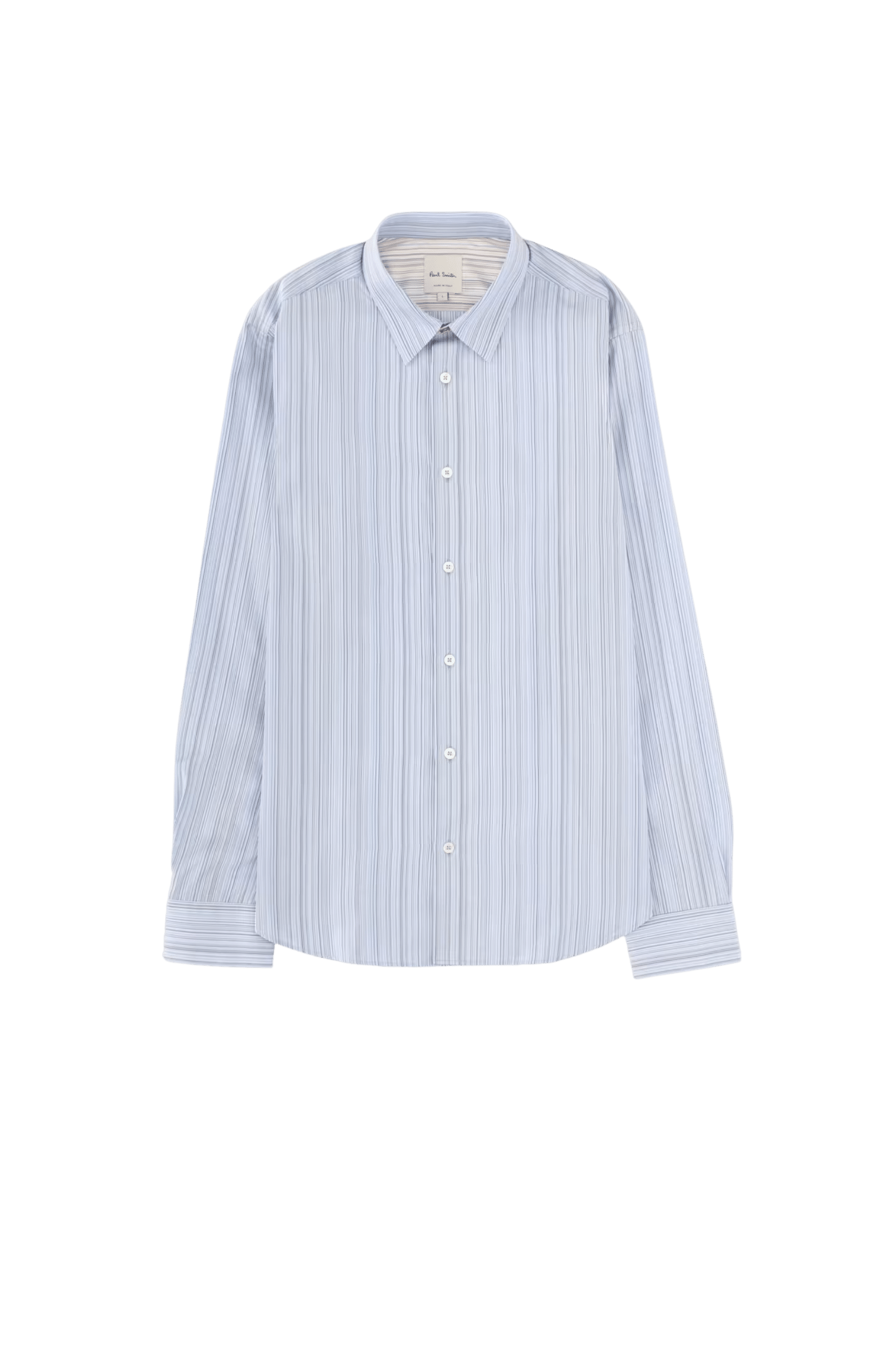 Chemise Bleue Ciel à Rayures en Coton