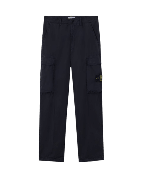 Pantalon Cargo Coton Extensible Marine