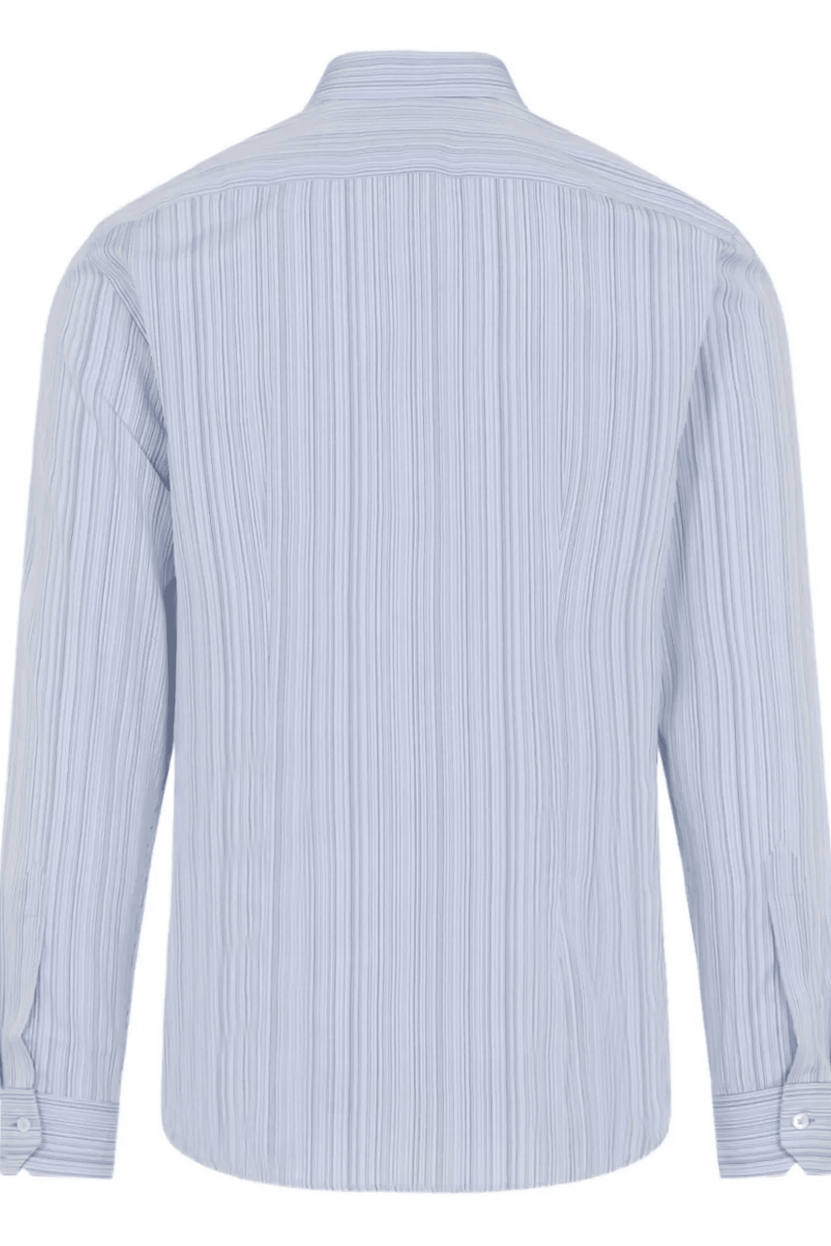 Chemise Bleue Ciel à Rayures en Coton