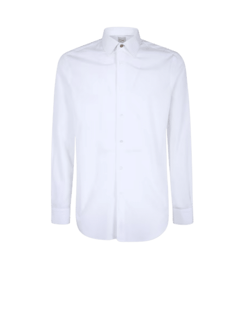 Chemise Popeline de Coton Blanc