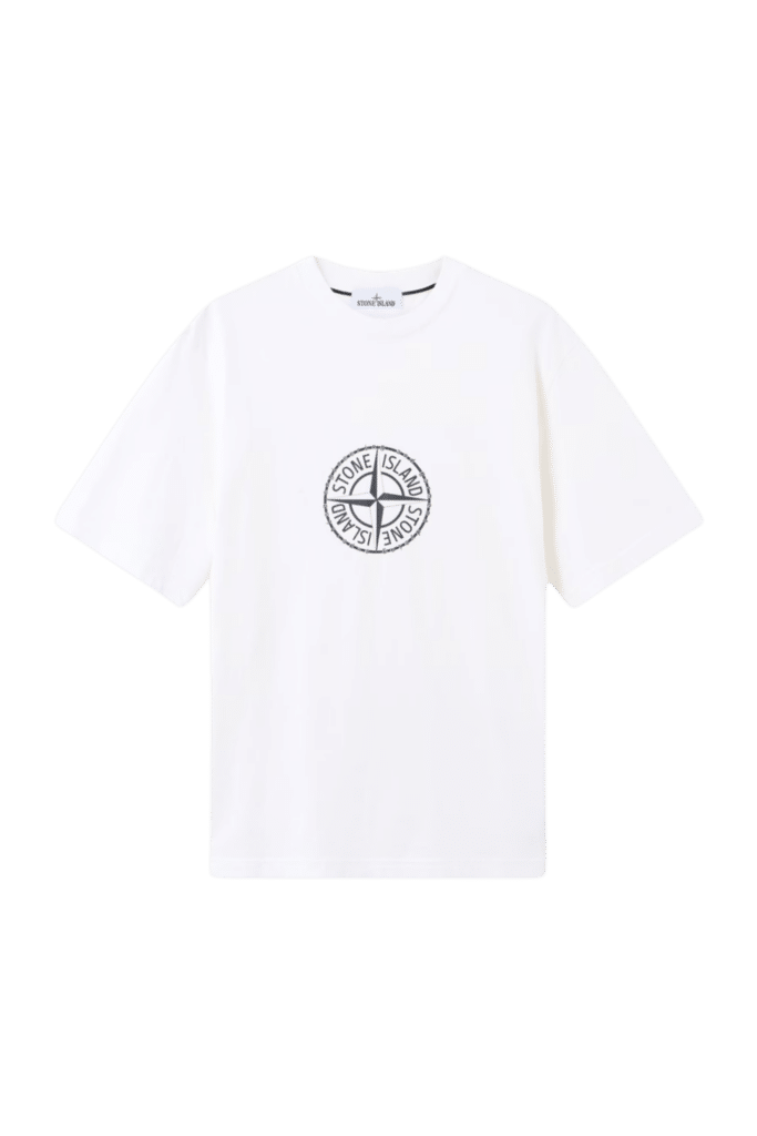 Tee-Shirt Logo Compass Coton Blanc