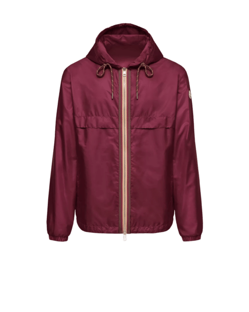 Veste à Capuche Nidge Nylon Bordeaux