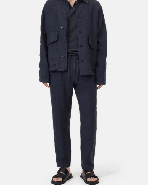 Jeans Vigo Tapered Lin Noir Magma