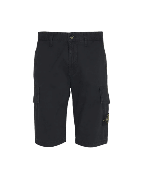 Bermuda Cargo Coton Noir