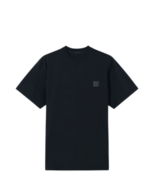 Tee-Shirt Crêpe de Jersey Marine