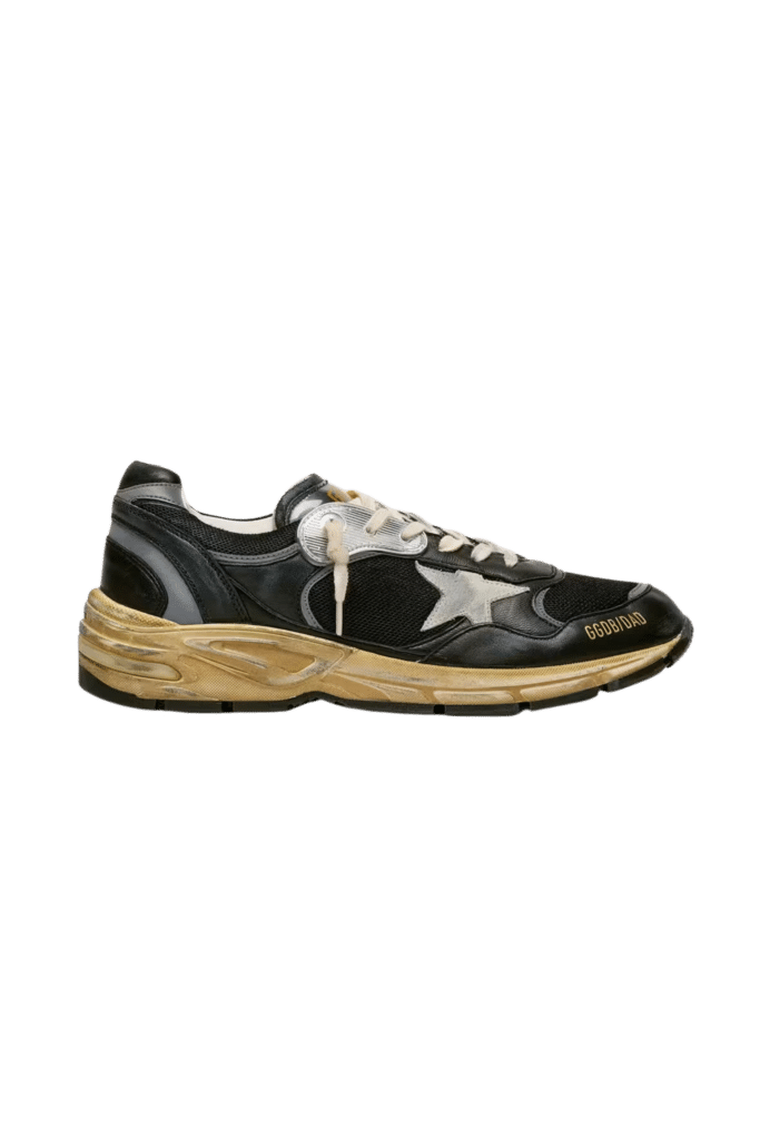 Sneakers Running Dad Noir Argent Étoile Grise