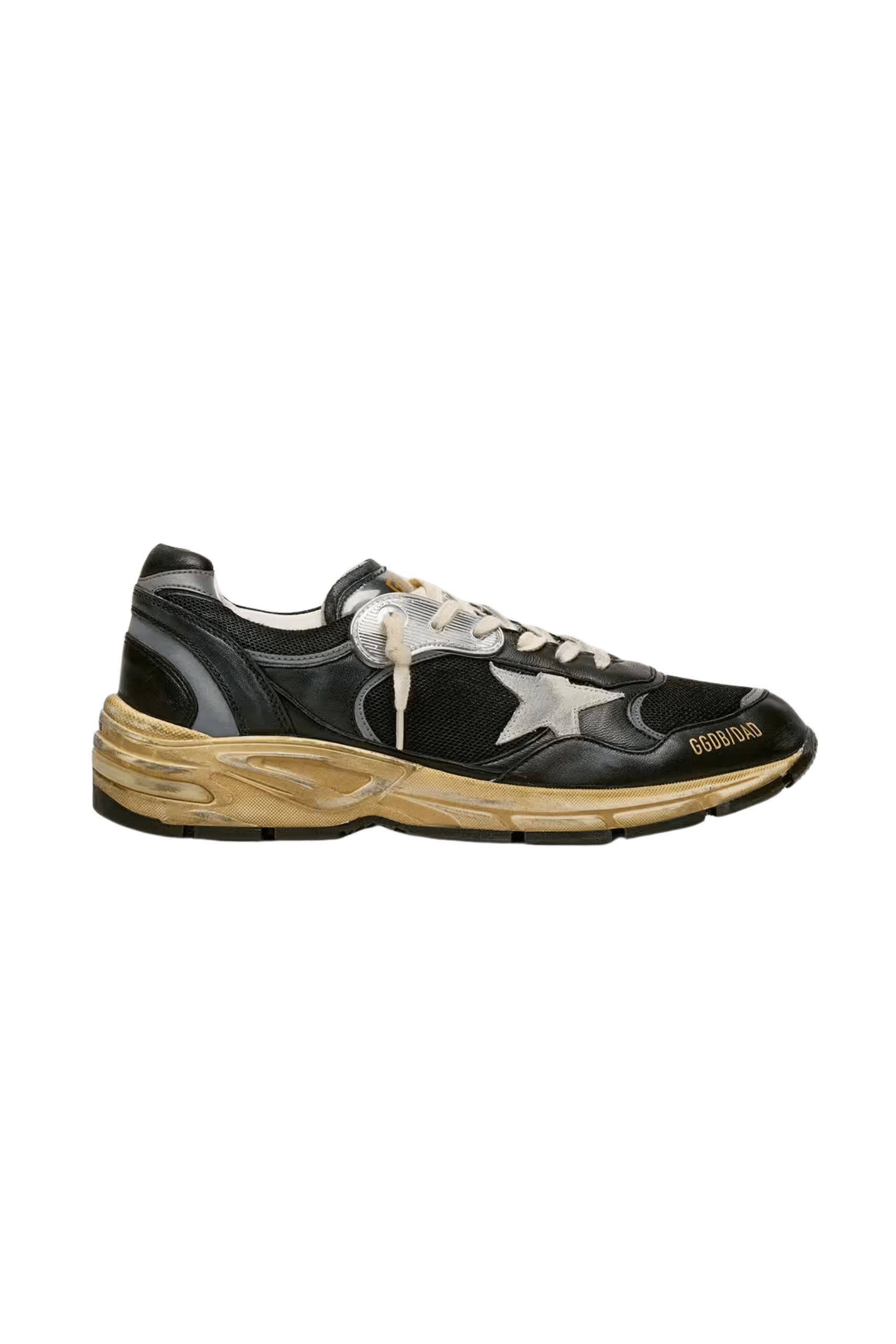 Sneakers Running Dad Noir Argent Étoile Grise