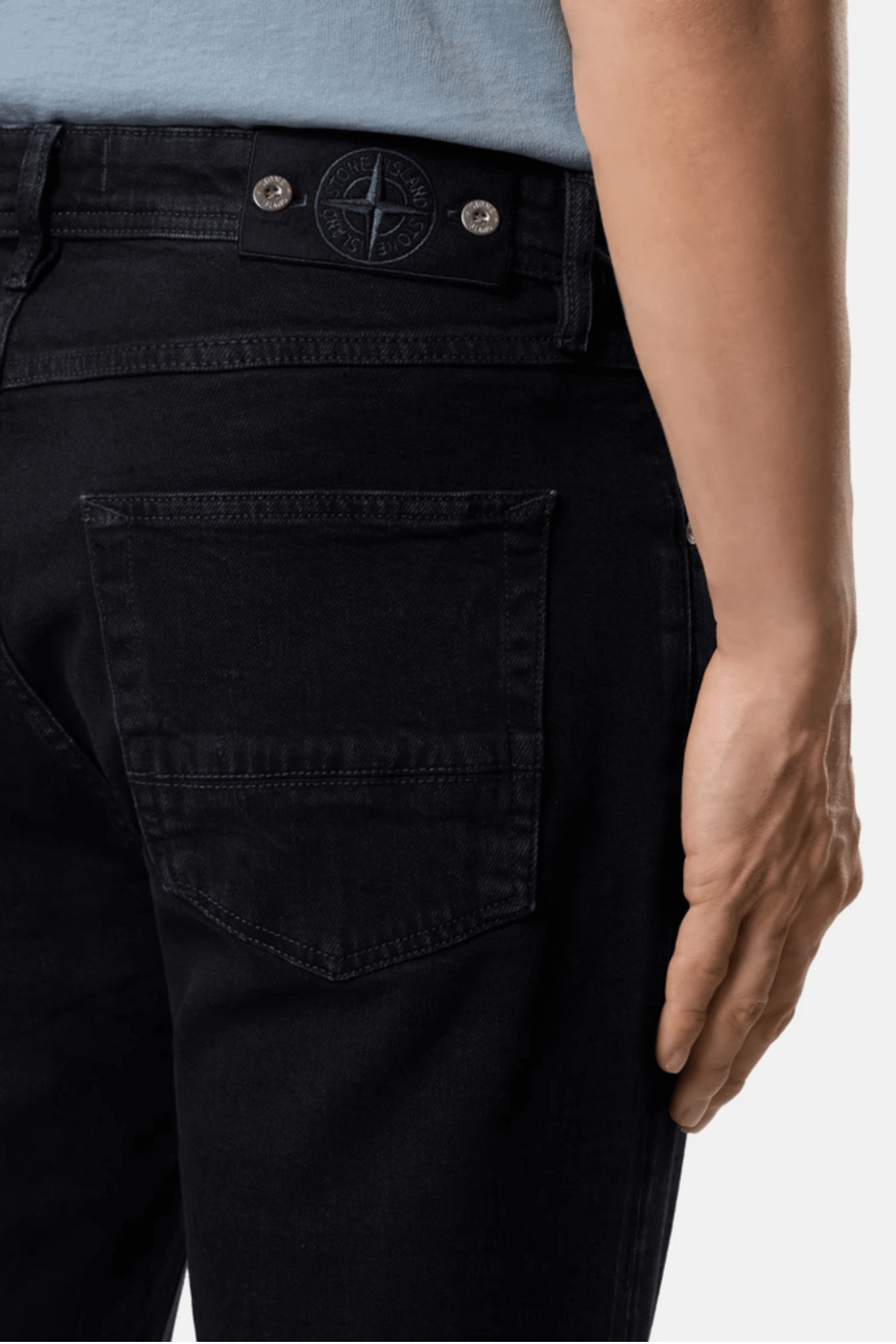 Jeans Denim Indigo Noir Rincé
