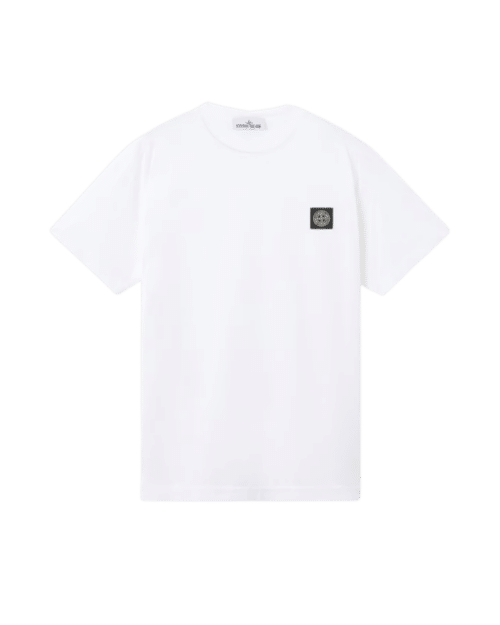 Tee-Shirt Coton Blanc Logo Compass noir