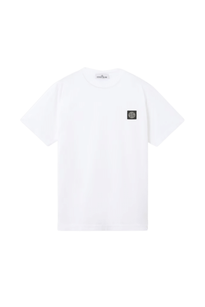 Tee-Shirt Coton Blanc Logo Compass noir