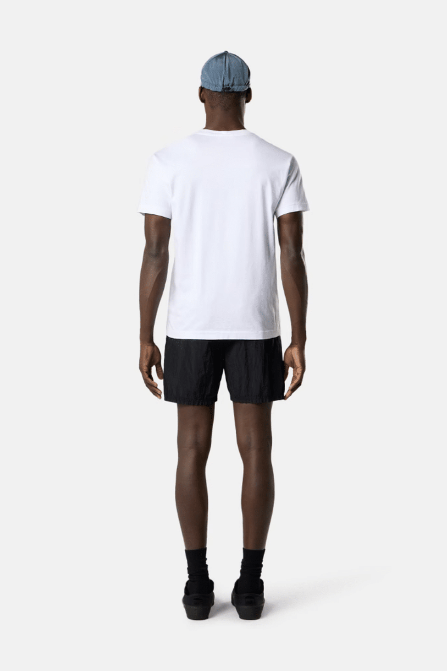 Tee-Shirt Coton Blanc Logo Compass noir
