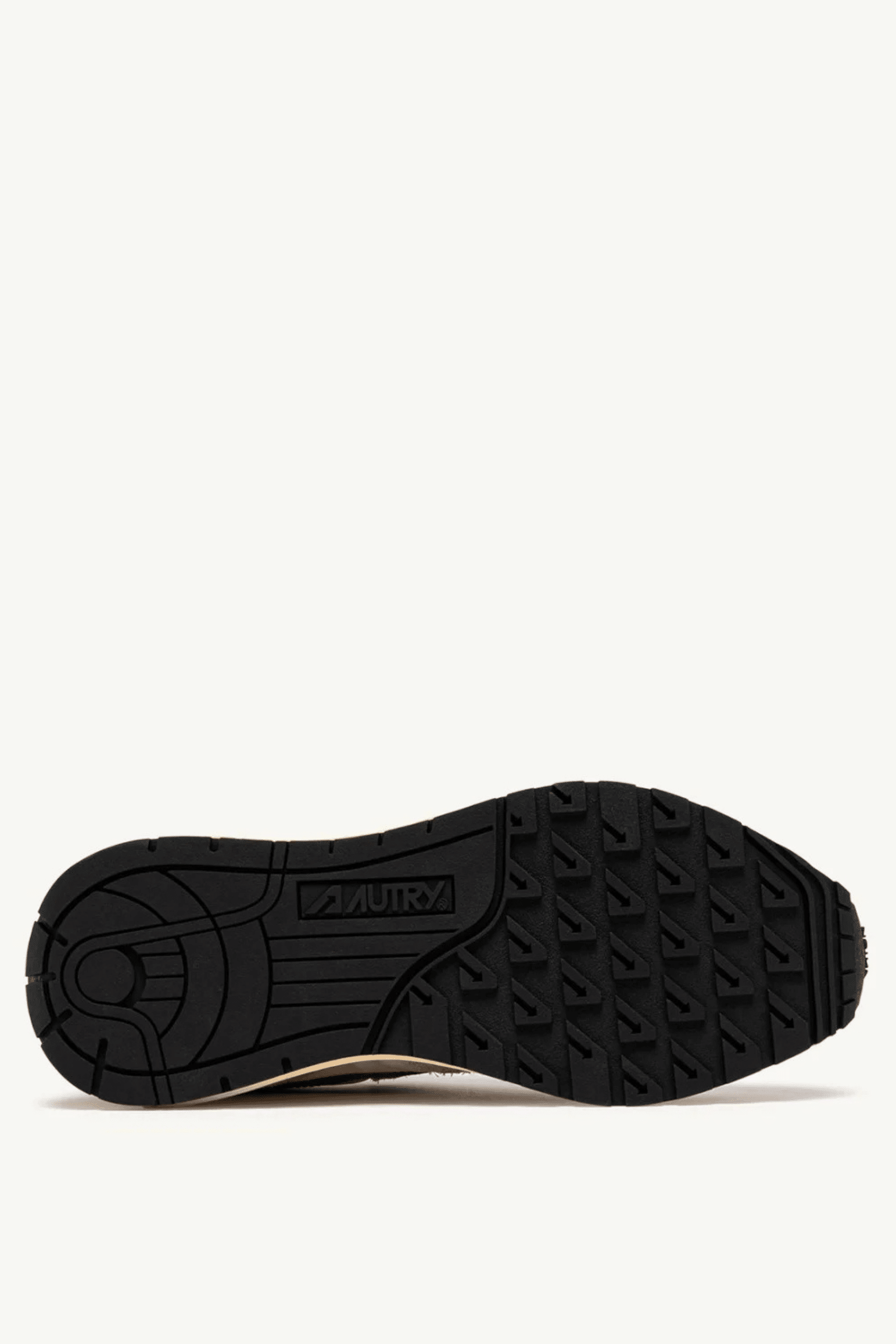 Sneakers Reelwind Daim et Nylon Écru Vert