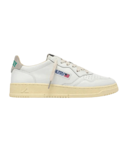 Sneakers Medalist Cuir Blanc Vert