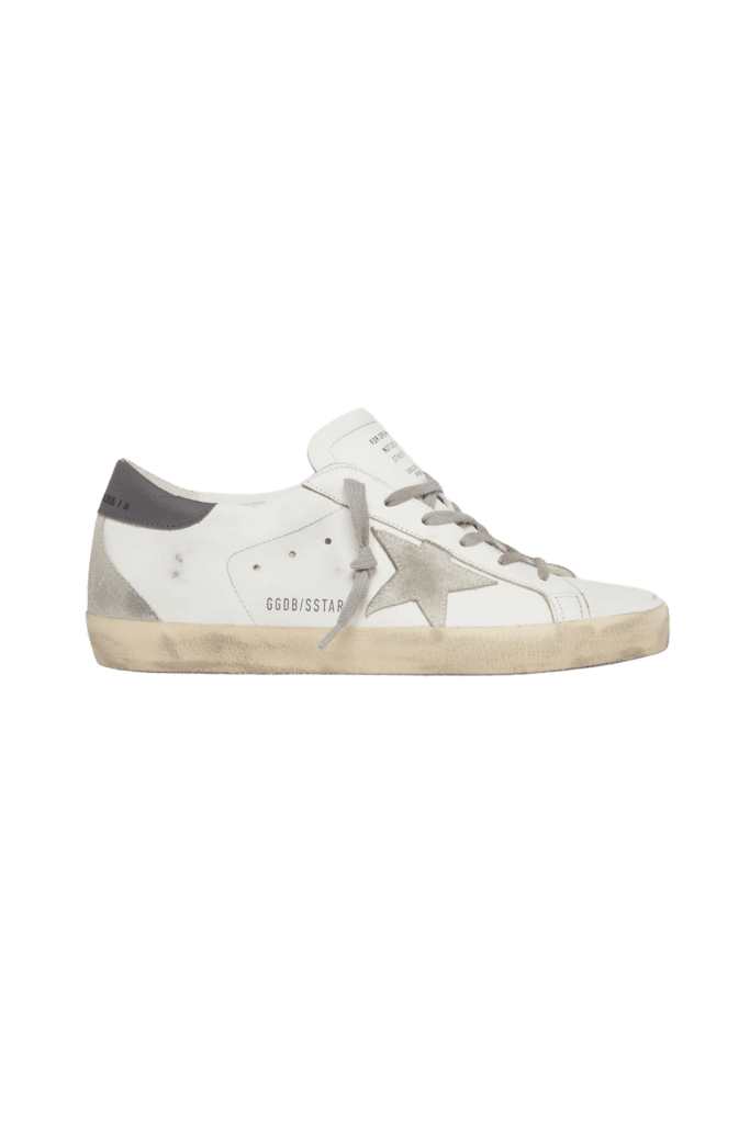 Super-Star Blanc Glace Gris Foncé