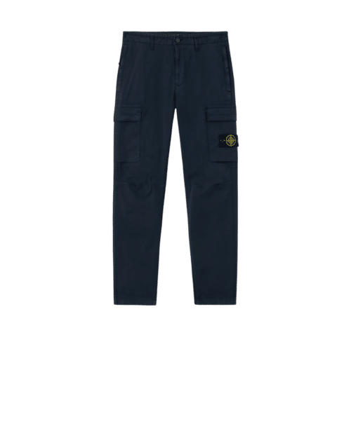 Pantalon Cargo Coton Extensible Marine