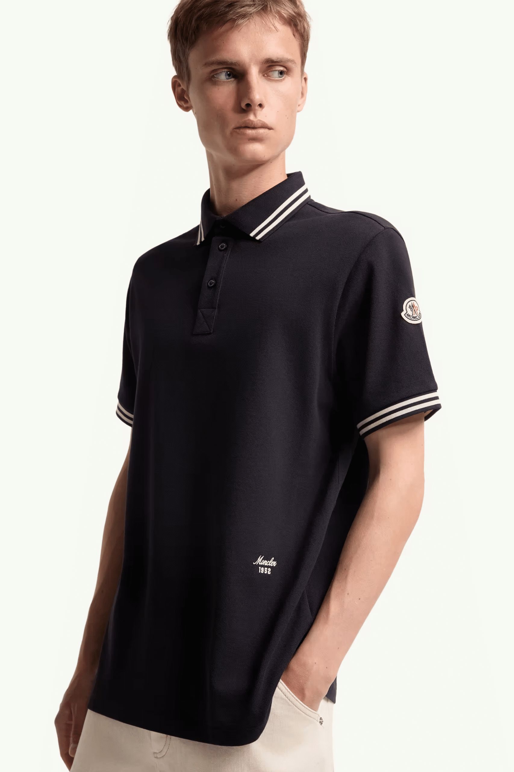 Polo Marine Bordures Rayées