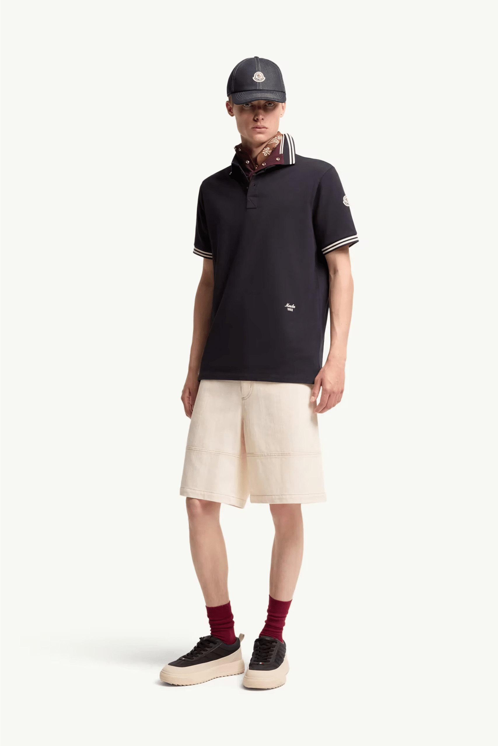 Polo Marine Bordures Rayées