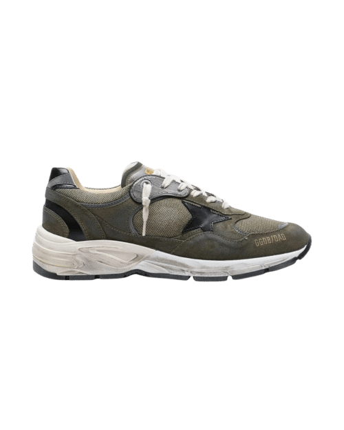 Sneakers Running Dad Noir Vert Gris Noir