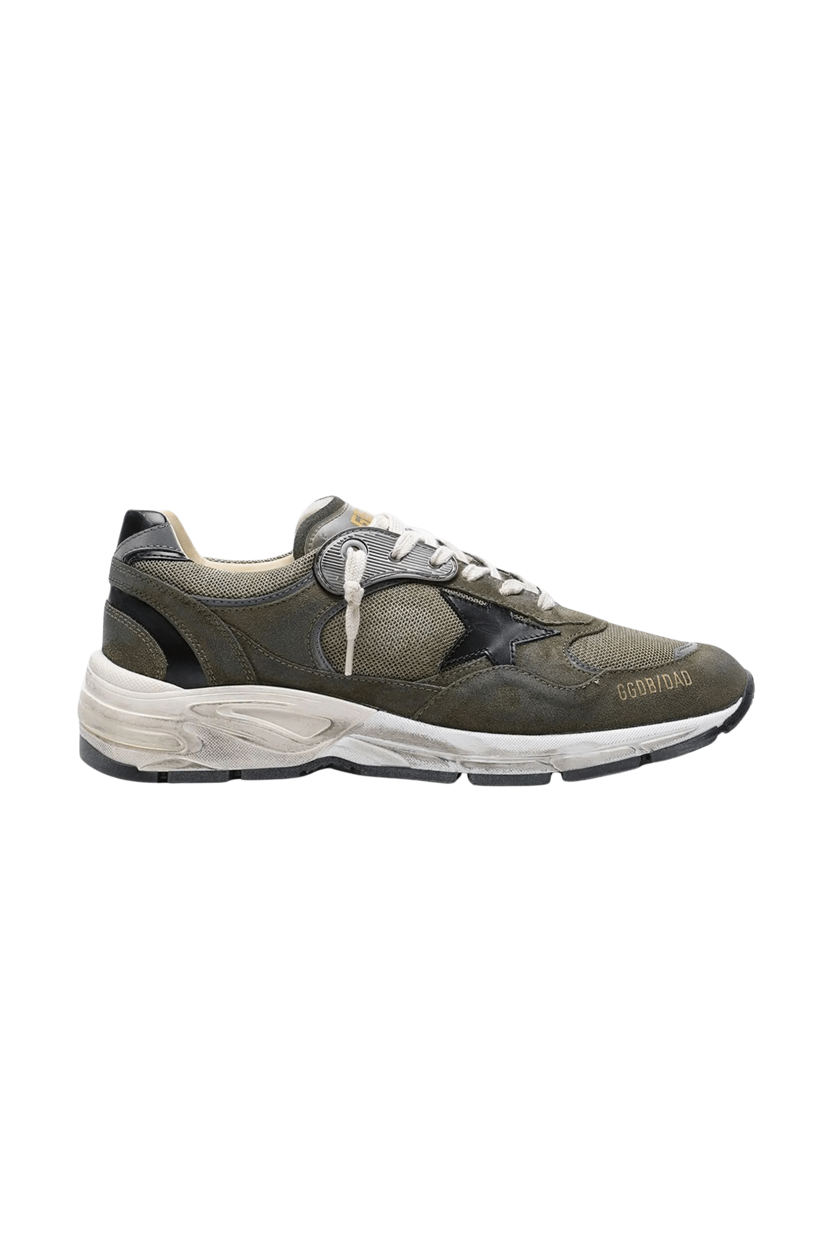 Sneakers Running Dad Noir Vert Gris Noir