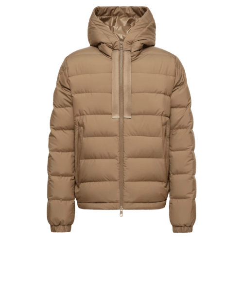 Doudoune A Capuche Zeflor Beige