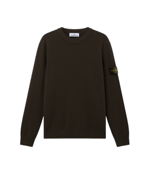 Pull Col Rond Laine Gris Charbon
