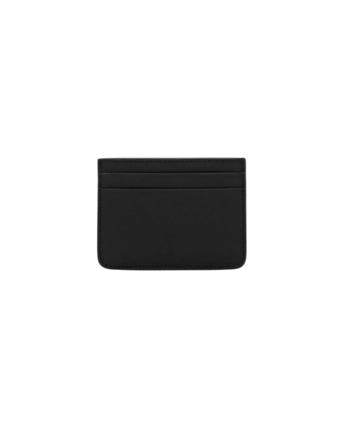 Porte-Cartes Cuir Noir Cœur Ton Sur Ton