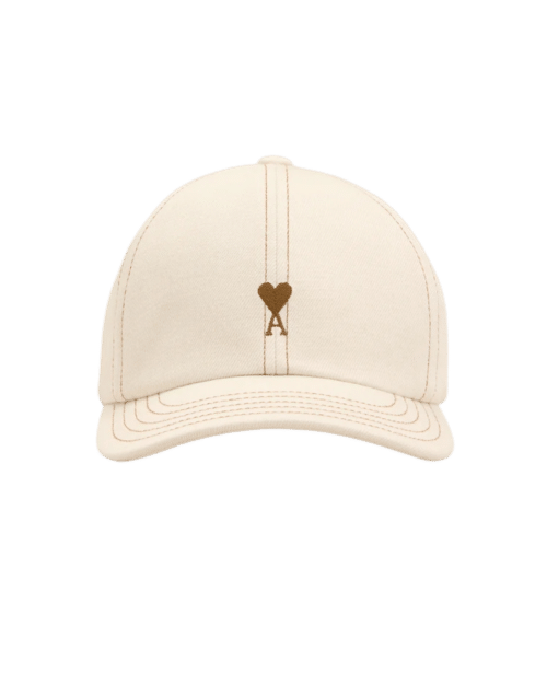 Casquette Coton Blanc Cœur Tabac