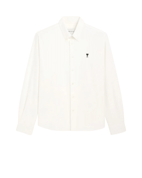 Chemise Coton blanc Cœur Noir