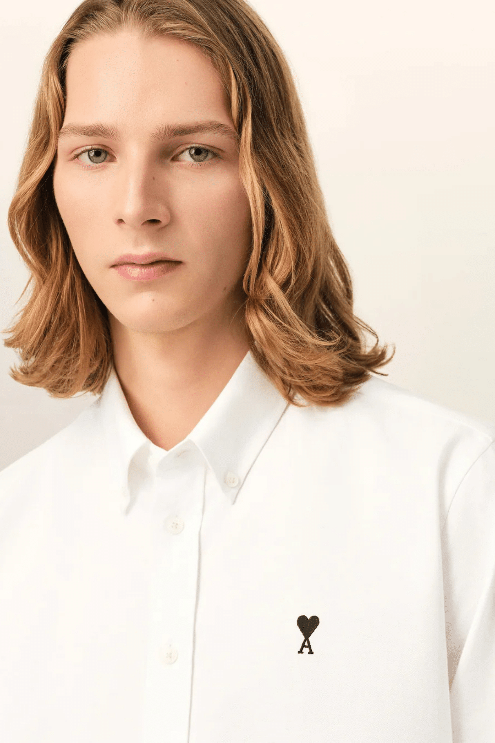 Chemise Coton blanc Cœur Noir
