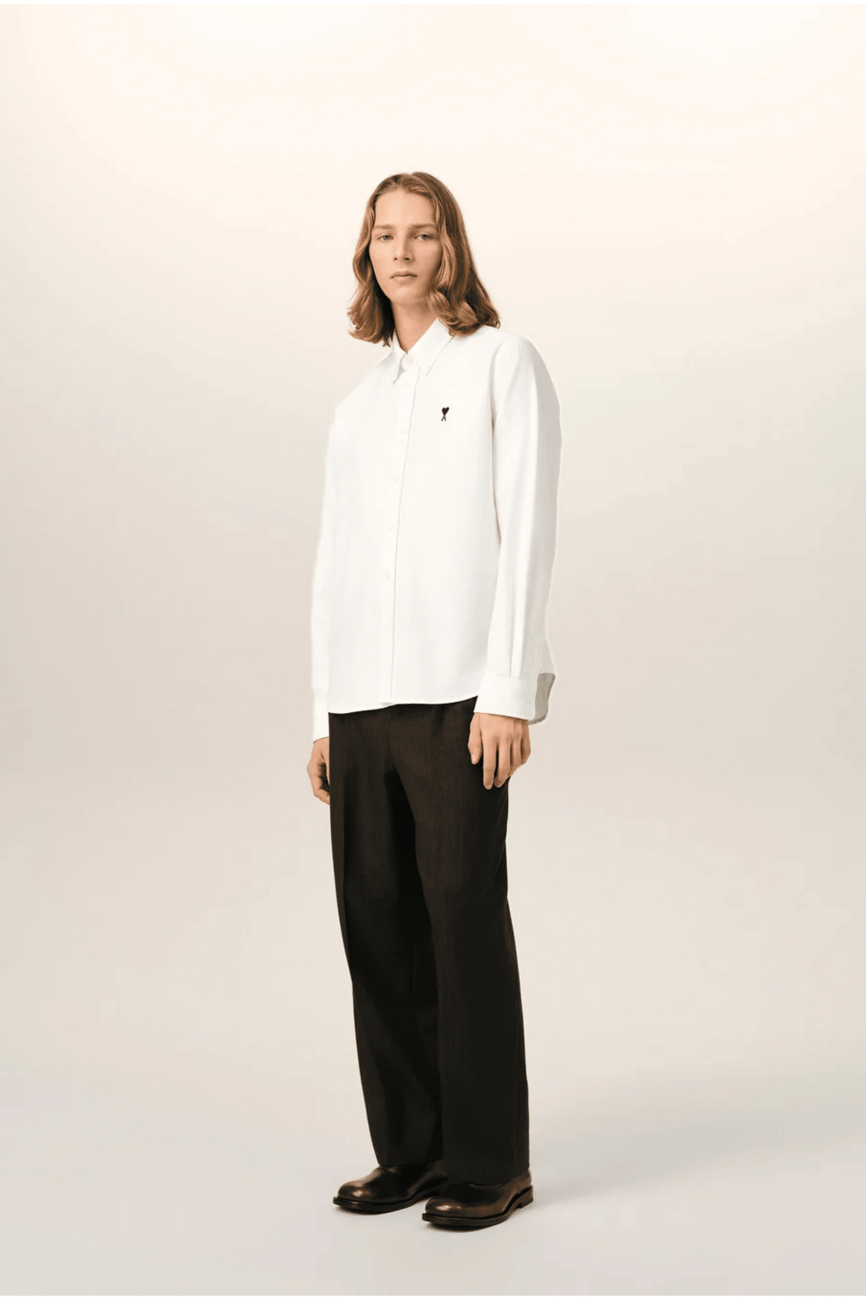 Chemise Coton blanc Cœur Noir