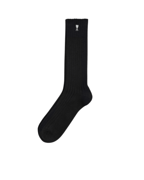 Pack Chaussettes x3 Coton Noir Cœur Ivoire