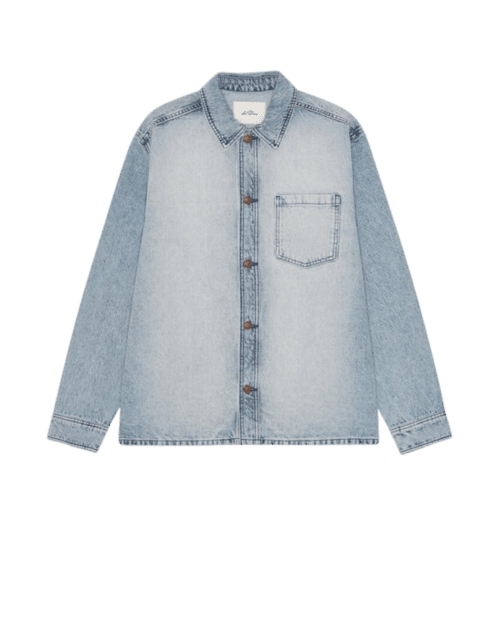 Surchemise Denim Indigo Blanchie