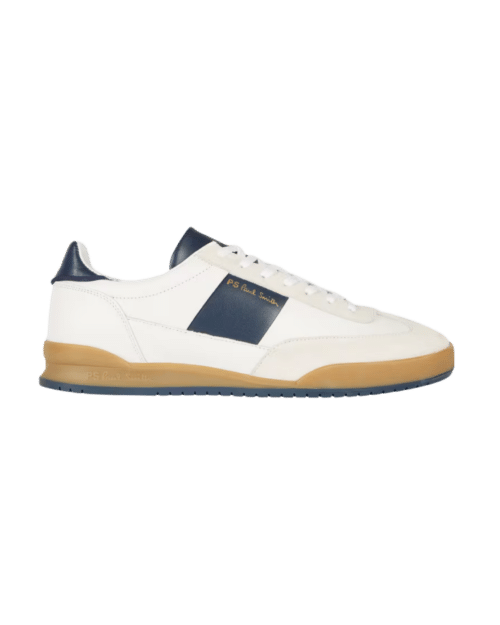 Sneakers Dover Cuir blanc et marine