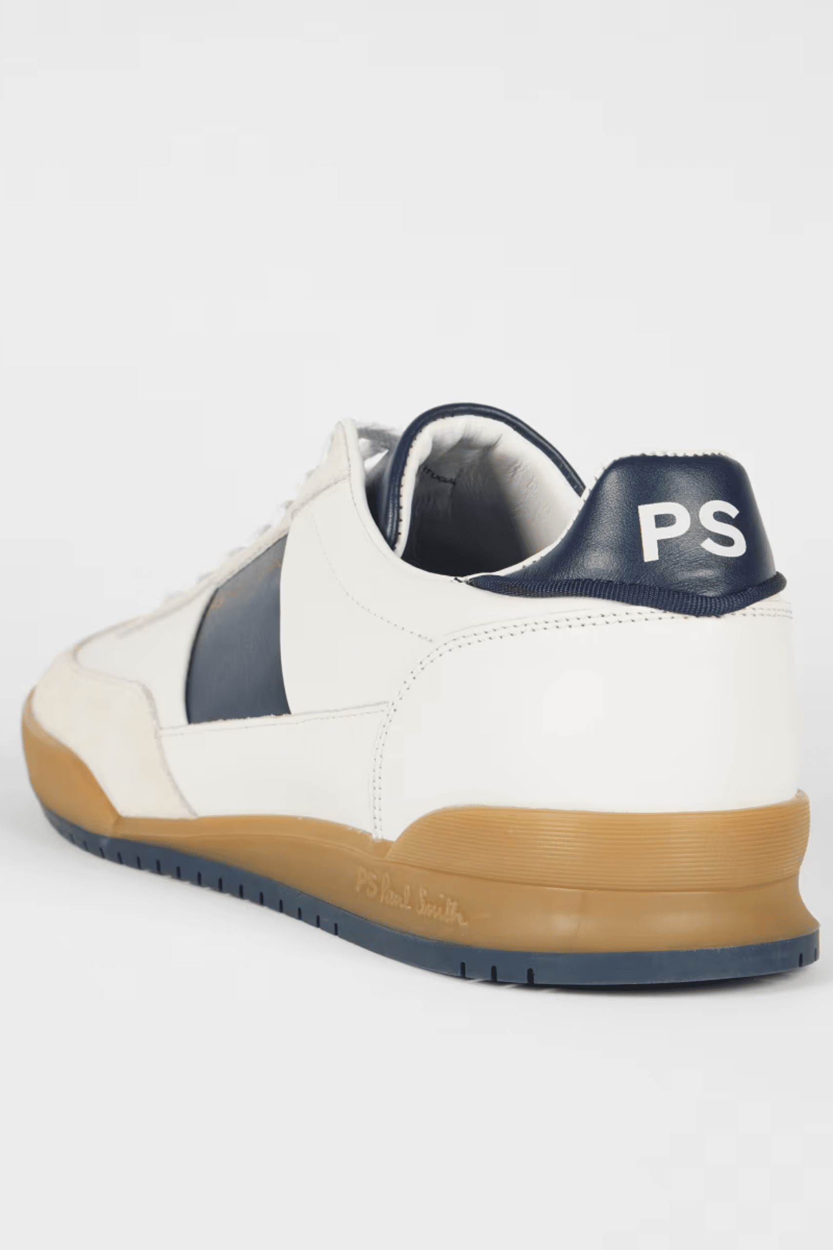 Sneakers Dover Cuir blanc et marine