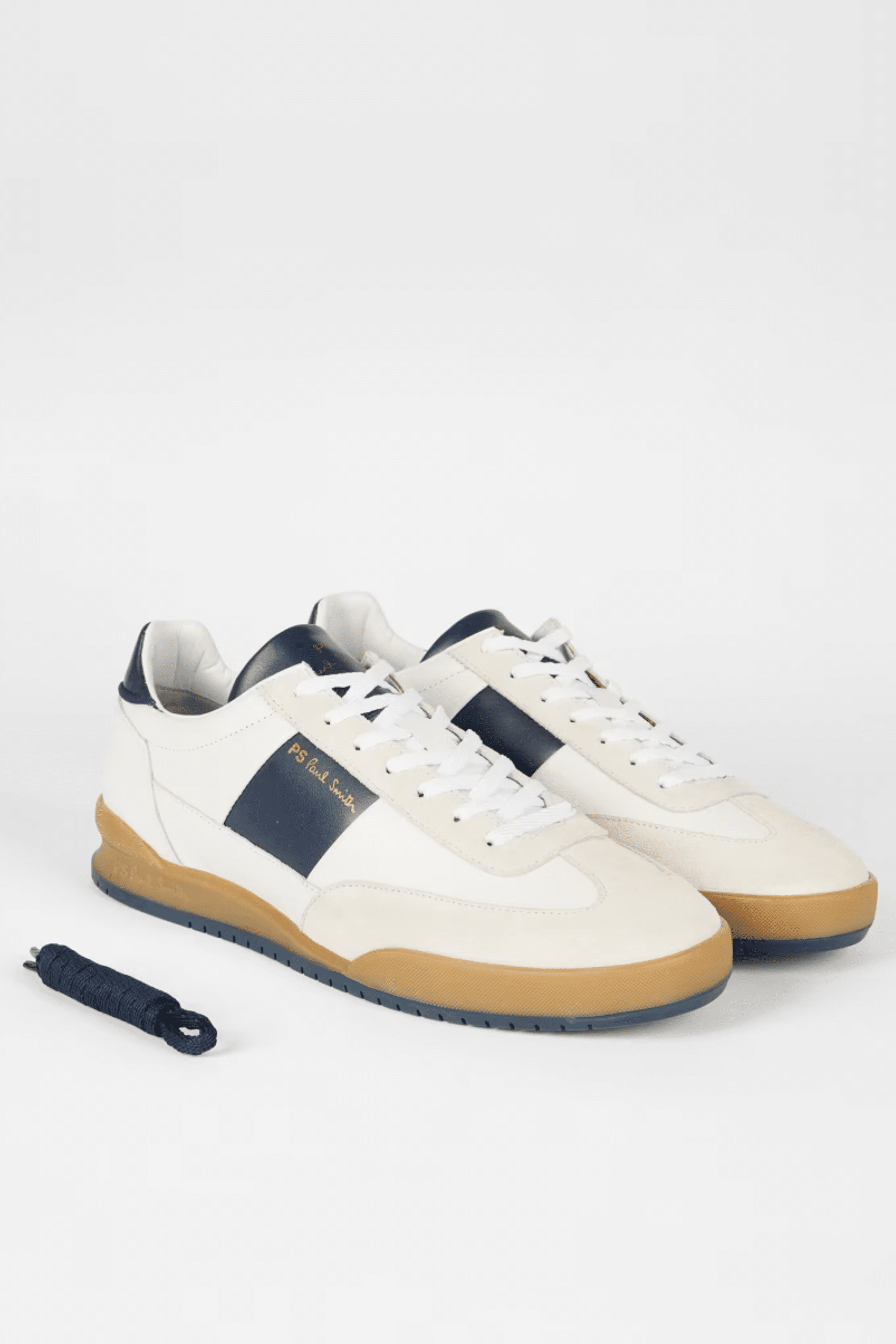 Sneakers Dover Cuir blanc et marine