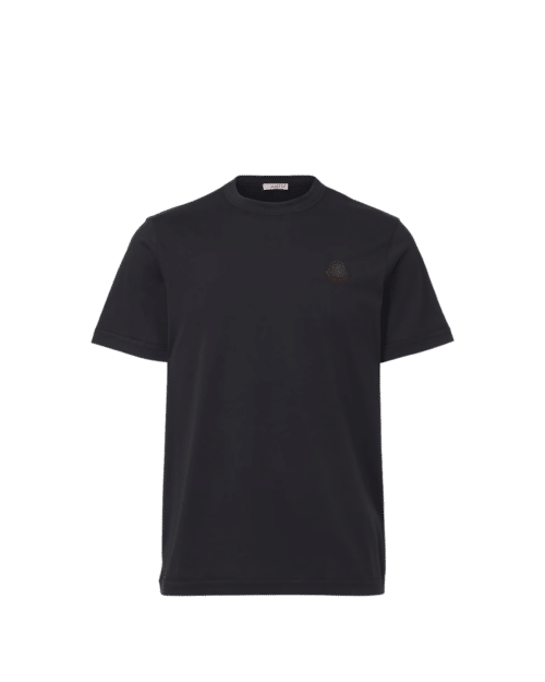 Tee-Shirt Coton Marine Logo Ton sur Ton