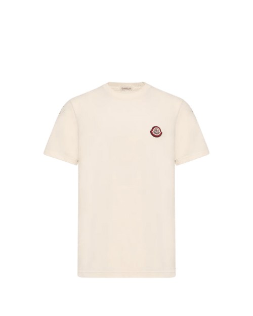Tee-Shirt MC Coton Ivoire Logo Tricolore