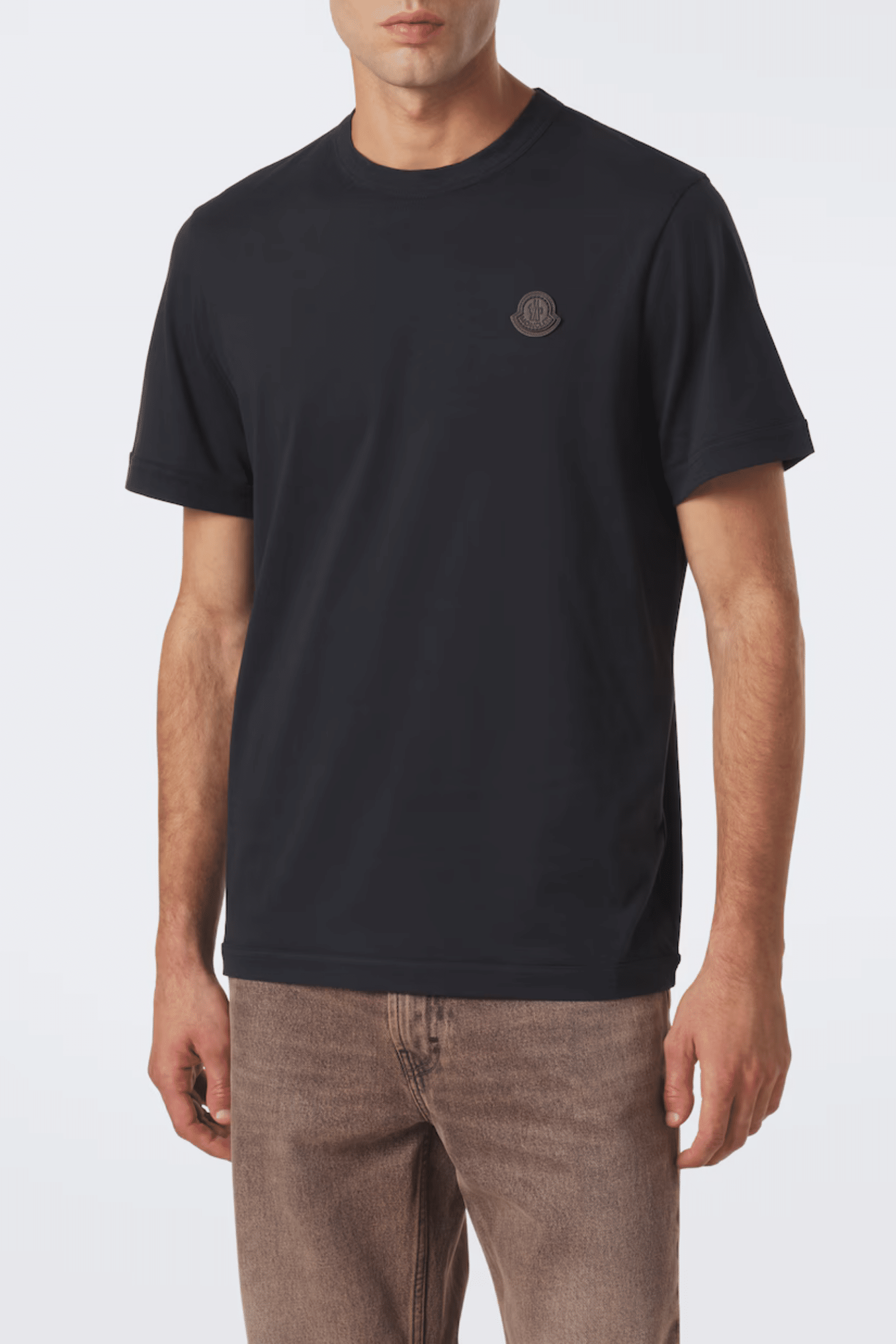 Tee-Shirt Coton Marine Logo Ton sur Ton