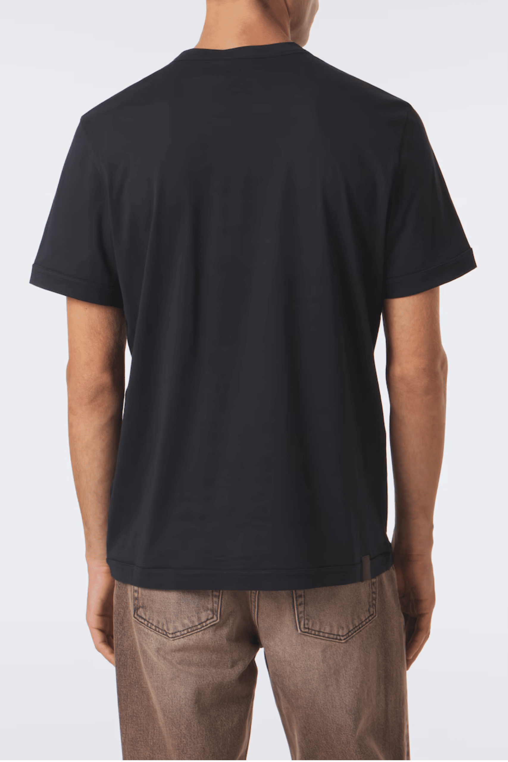 Tee-Shirt Coton Marine Logo Ton sur Ton