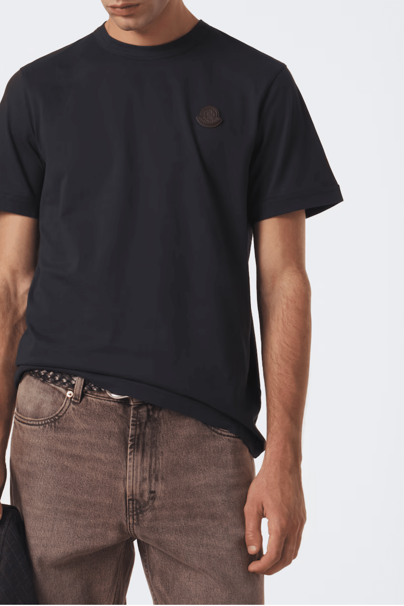 Tee-Shirt Coton Marine Logo Ton sur Ton