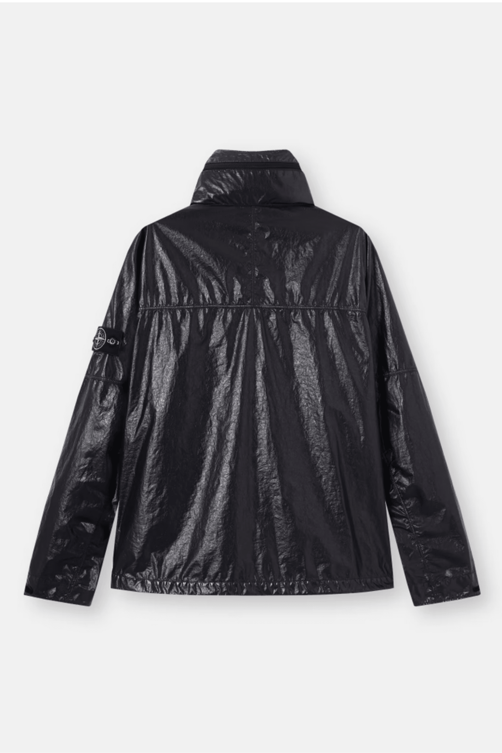 Veste Capuche Nylon Technique Noir