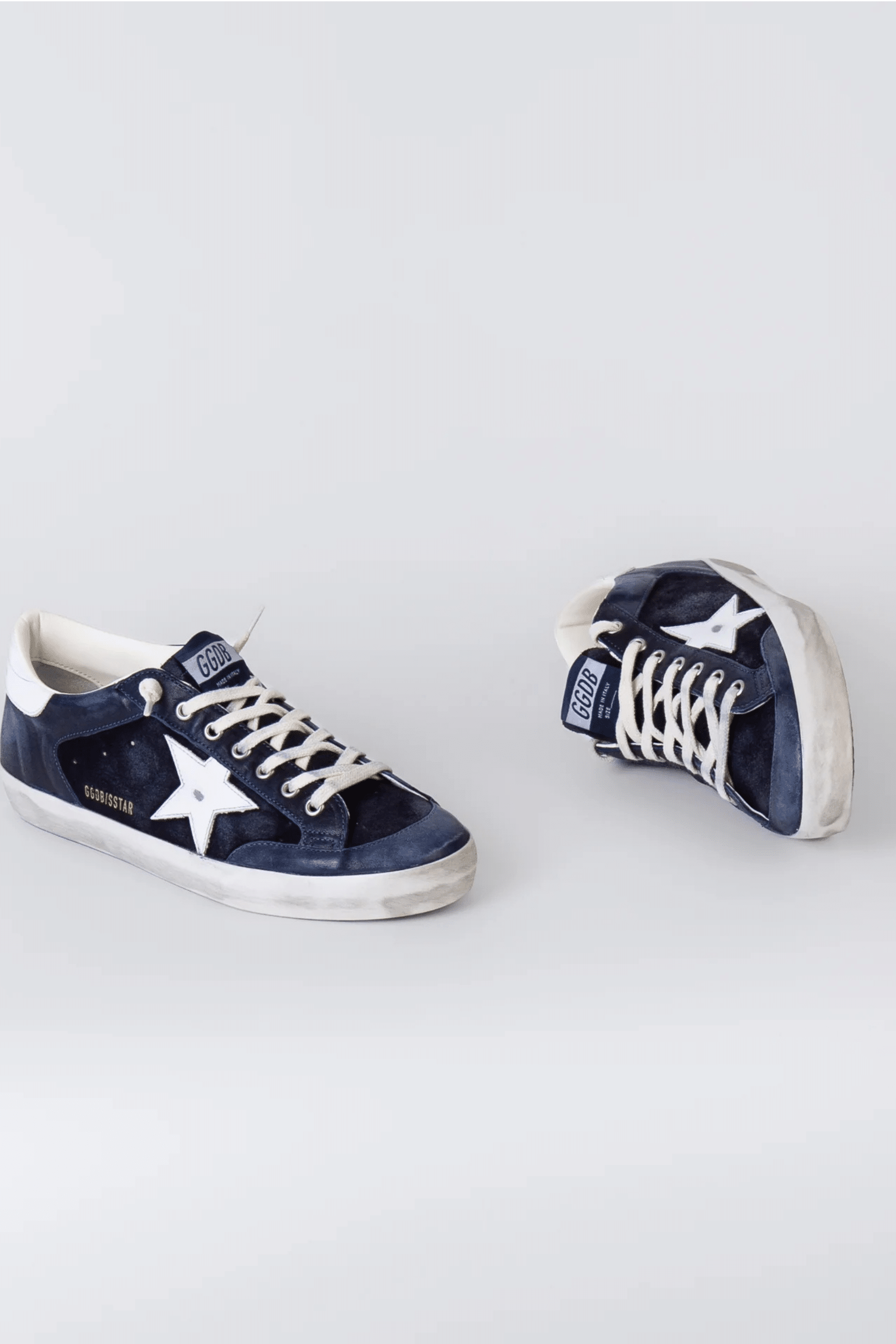 Super Star Bleu Foncé Étoile Blanche