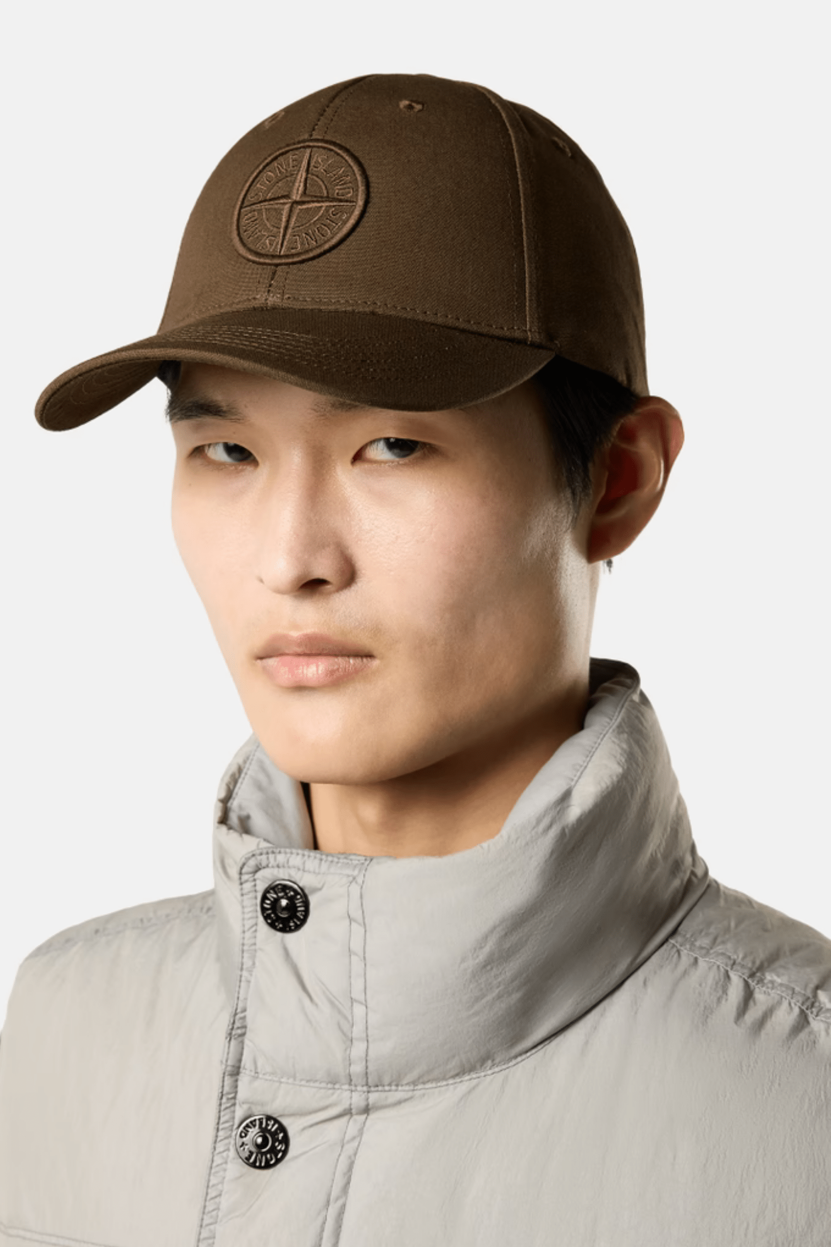 Casquette Coton Vert Militaire Logo Brodé