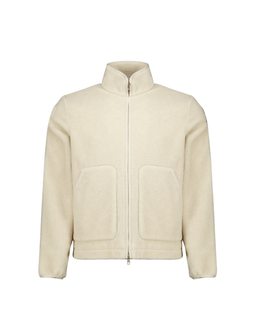 Cardigan Polaire Zippé Beige