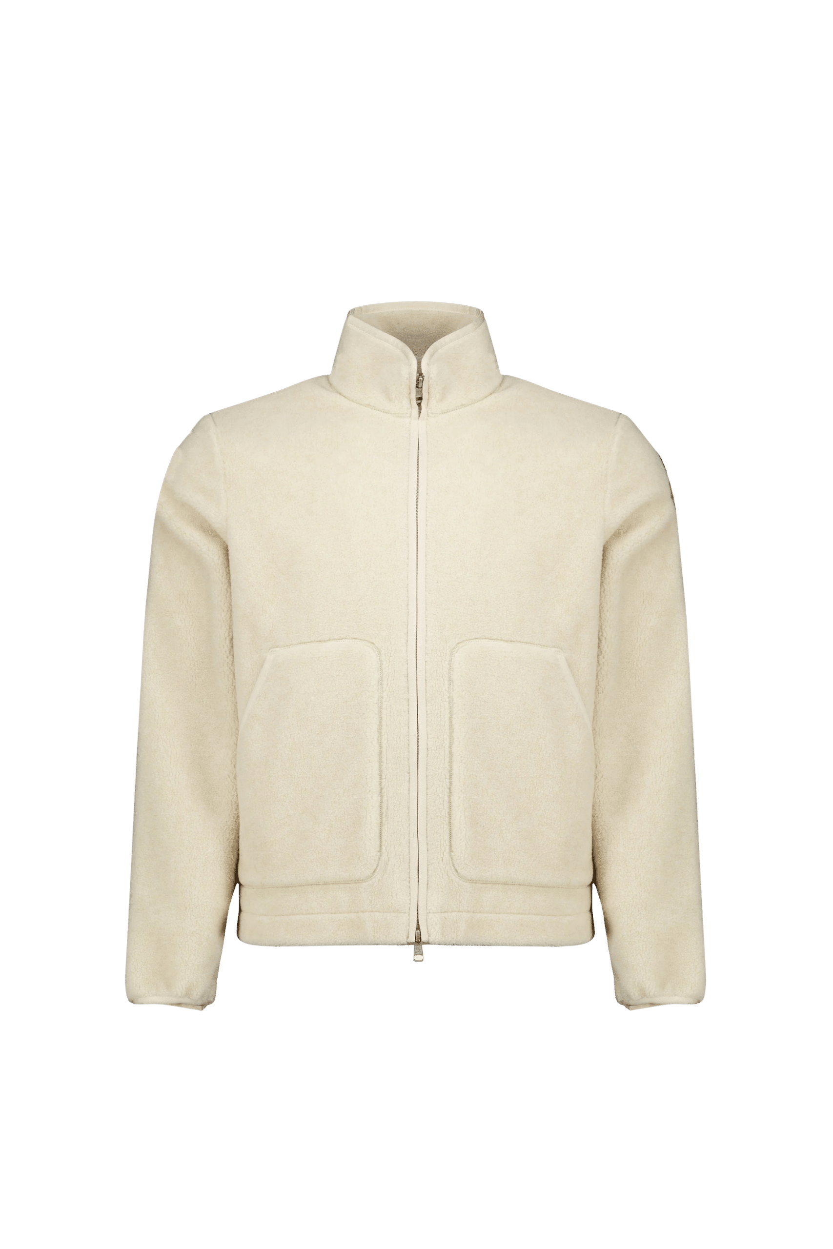 Cardigan Polaire Zippé Beige